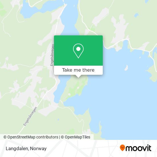 Langdalen map