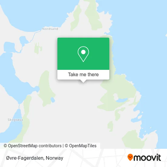 Øvre-Fagerdalen map