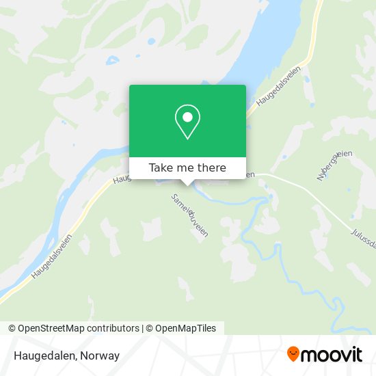 Haugedalen map