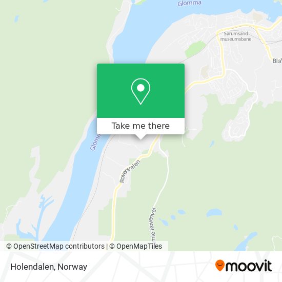 Holendalen map