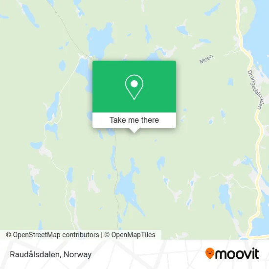 Raudålsdalen map