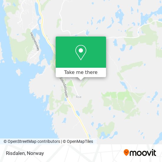 Risdalen map