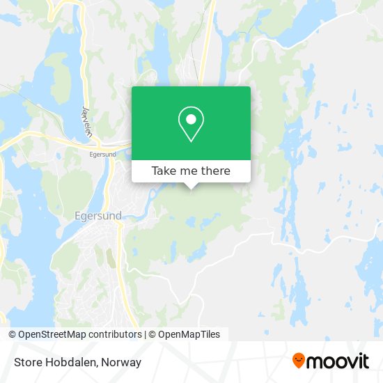 Store Hobdalen map