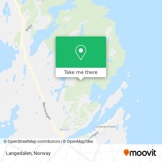 Langedalen map