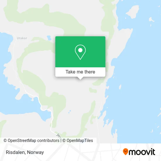 Risdalen map