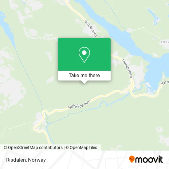 Risdalen map