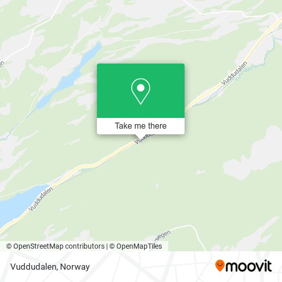 Vuddudalen map