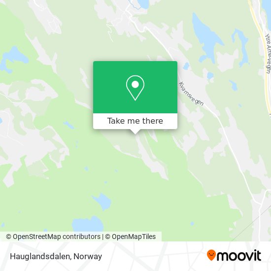 Hauglandsdalen map