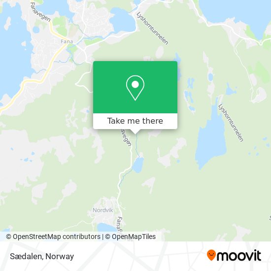 Sædalen map