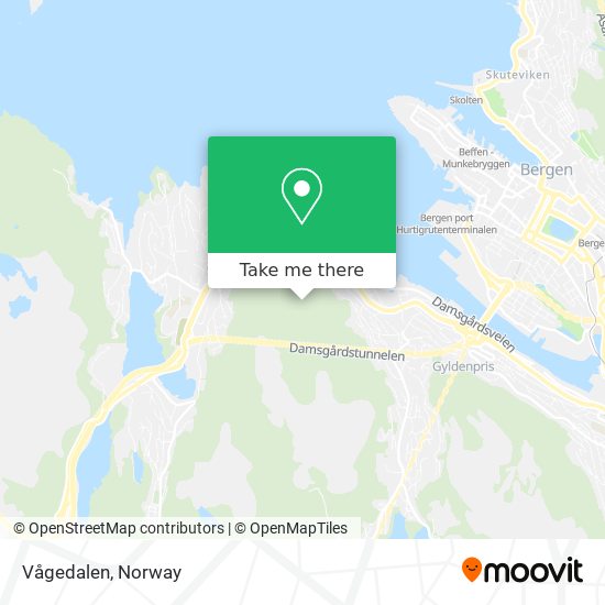 Vågedalen map