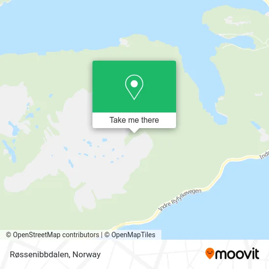 Røssenibbdalen map