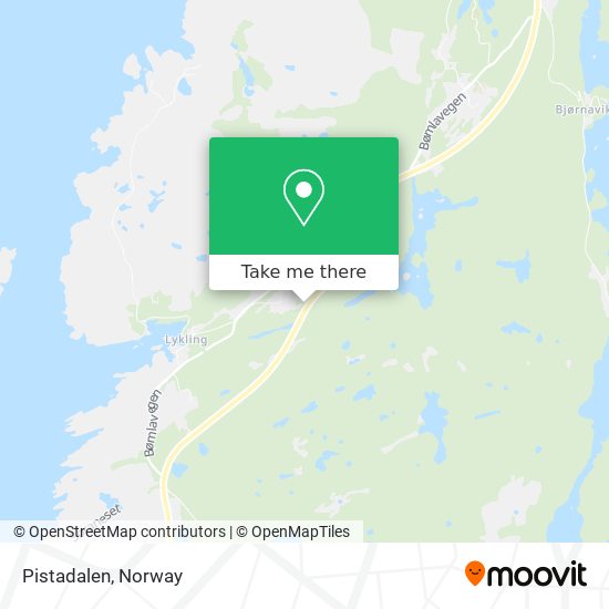 Pistadalen map