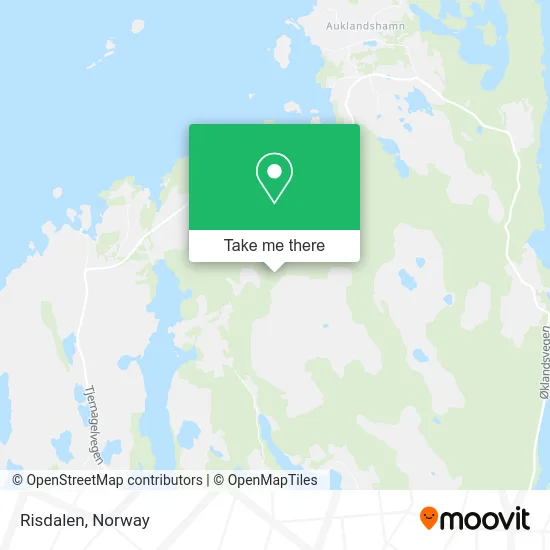 Risdalen map