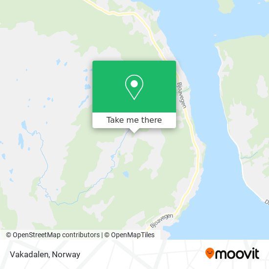 Vakadalen map