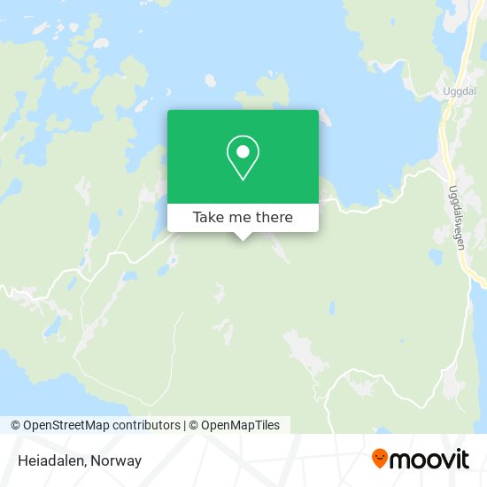 Heiadalen map