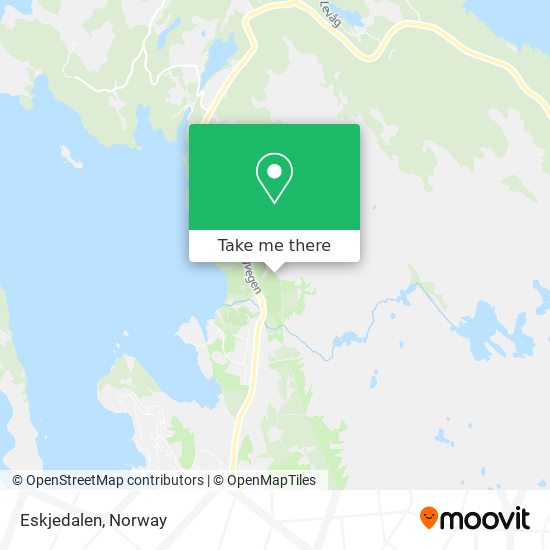Eskjedalen map