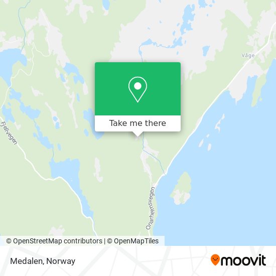 Medalen map