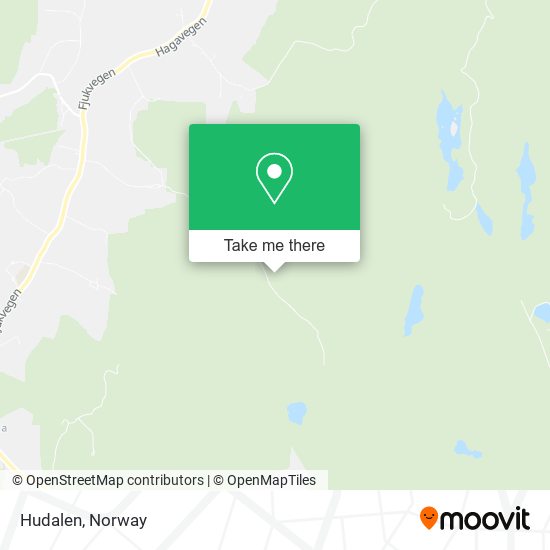 Hudalen map