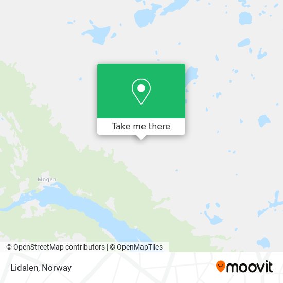 Lidalen map