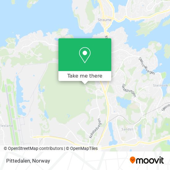 Pittedalen map