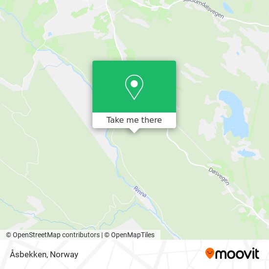 Åsbekken map