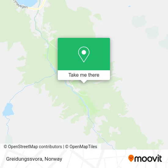 Greidungssvora map