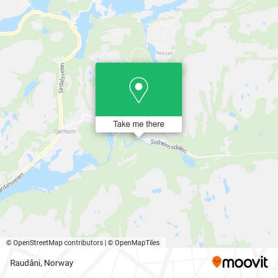 Raudåni map