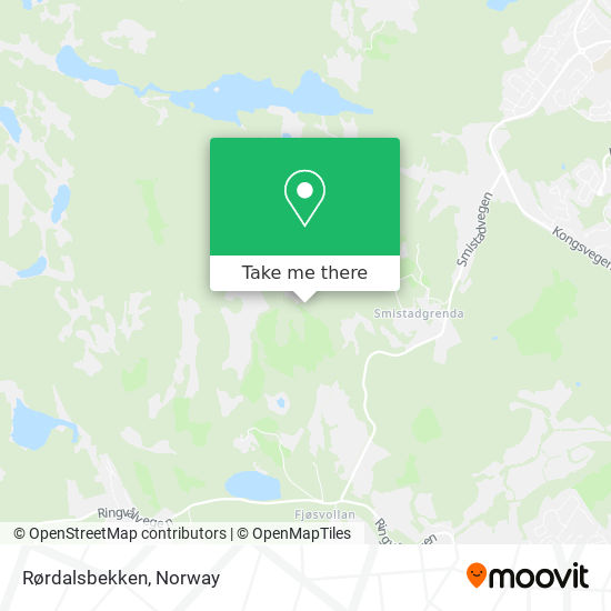 Rørdalsbekken map