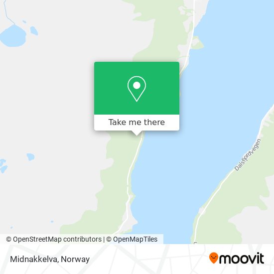 Midnakkelva map