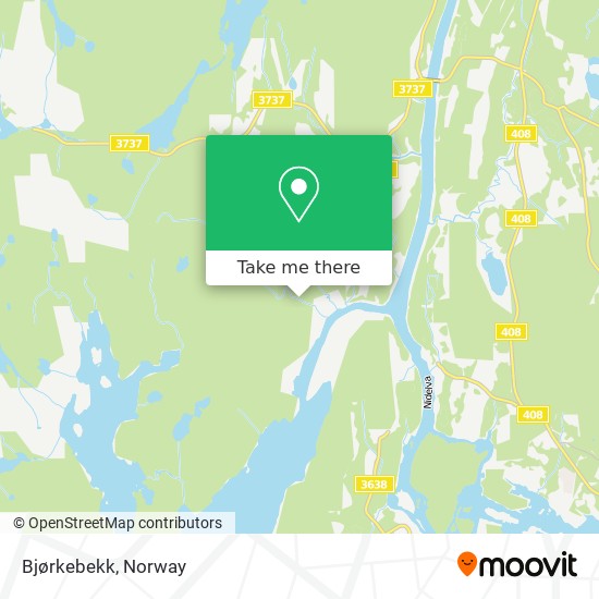 Bjørkebekk map
