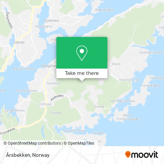 Årsbekken map