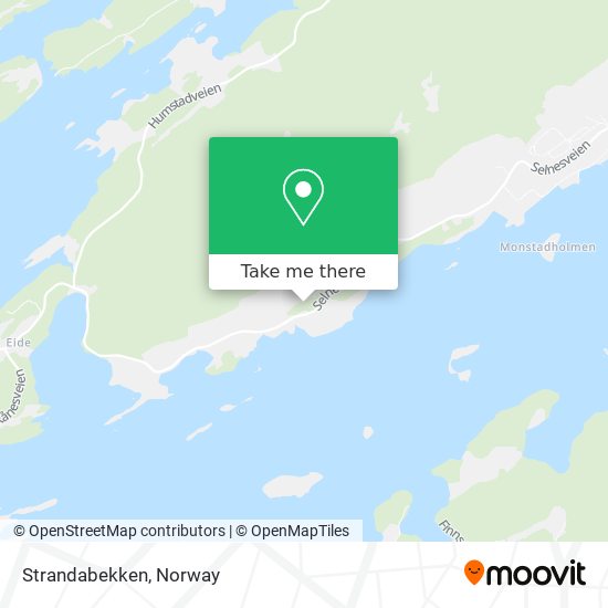 Strandabekken map