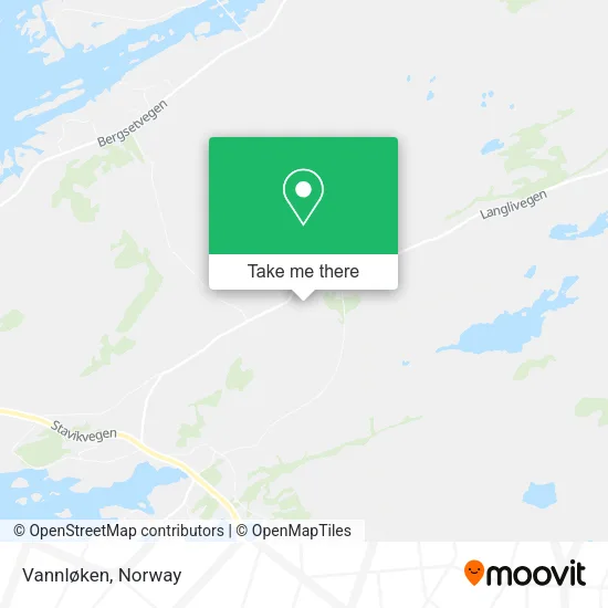 Vannløken map