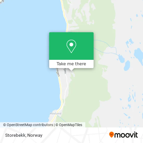Storebekk map