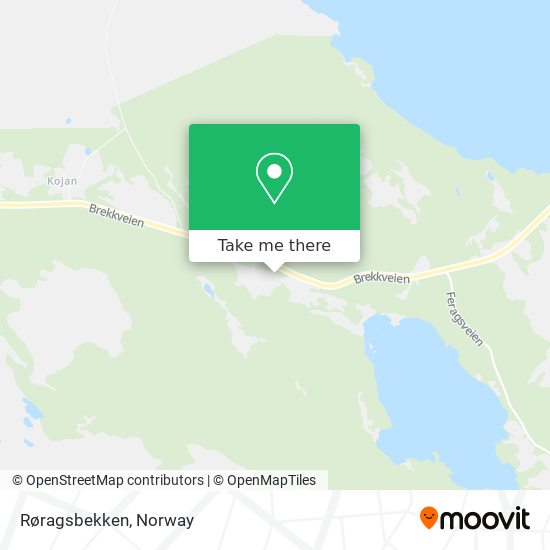 Røragsbekken map