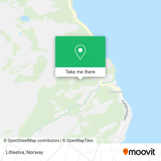 Litleelva map