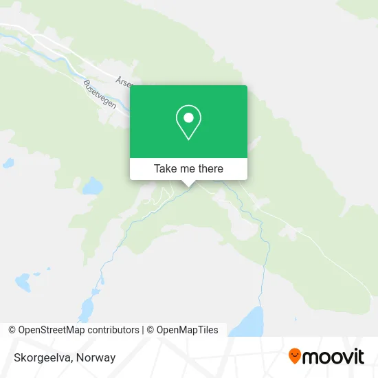 Skorgeelva map
