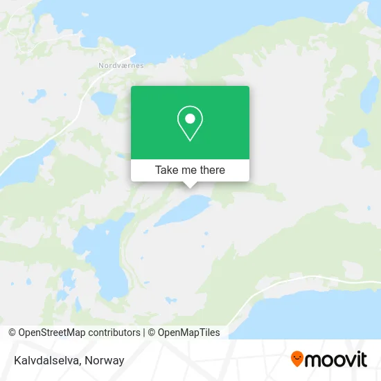 Kalvdalselva map