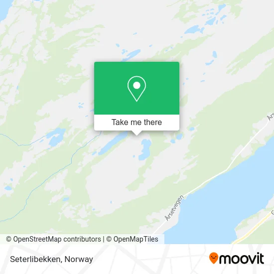 Seterlibekken map