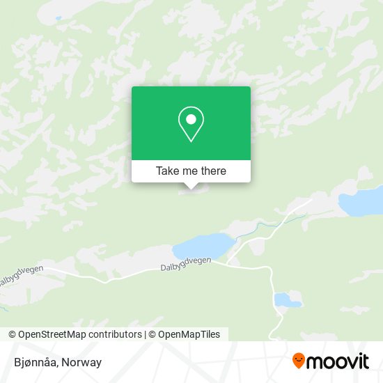 Bjønnåa map