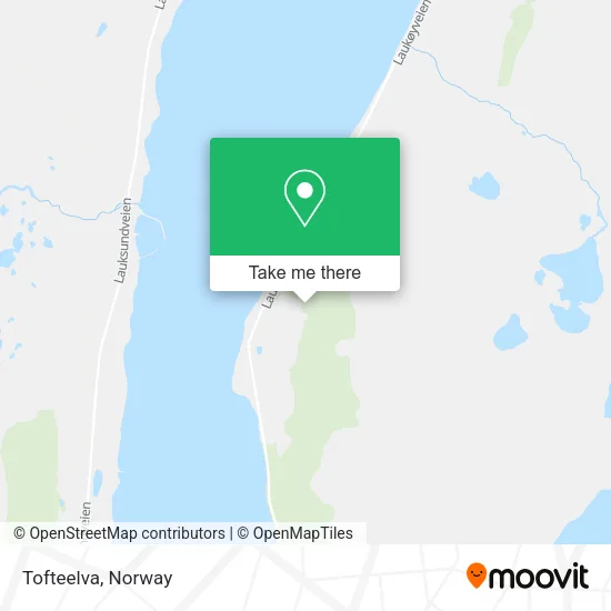Tofteelva map