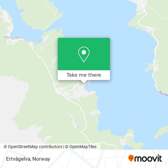 Ertvågelva map