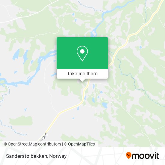 Sanderstølbekken map