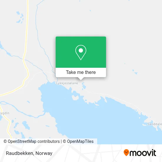Raudbekken map