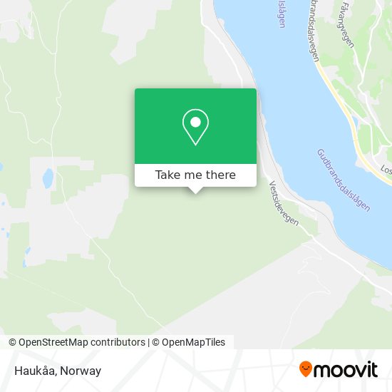 Haukåa map
