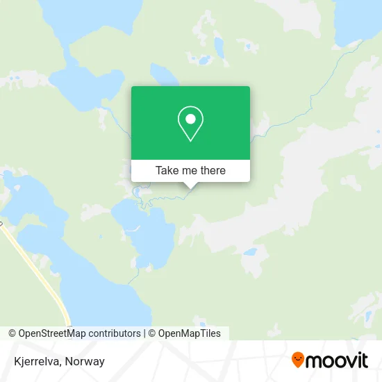 Kjerrelva map