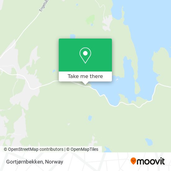 Gortjørnbekken map