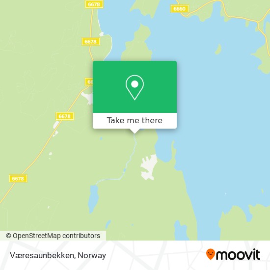 Væresaunbekken map