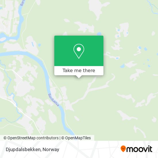 Djupdalsbekken map