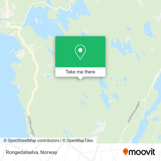 Rongedalselva map